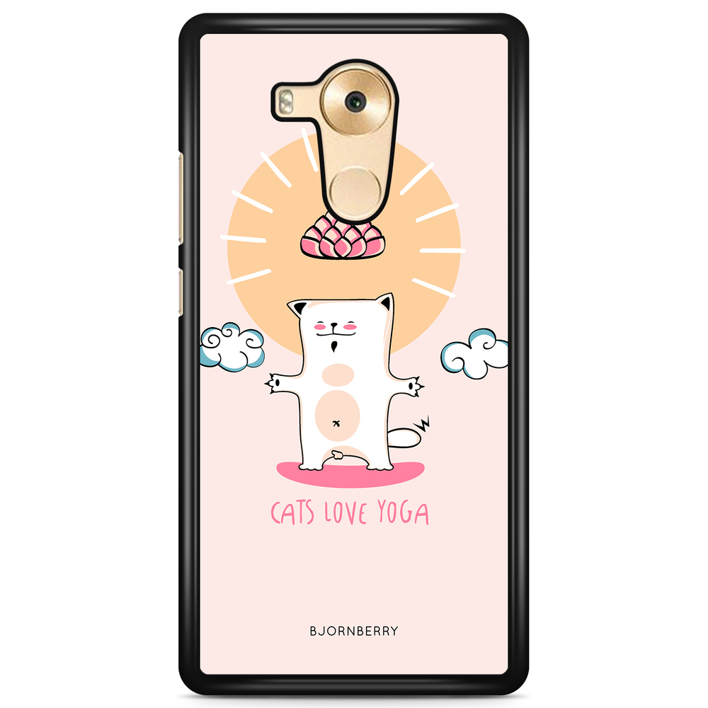 Huawei Mate 9 Pro Case - Yoga Cat Nr1