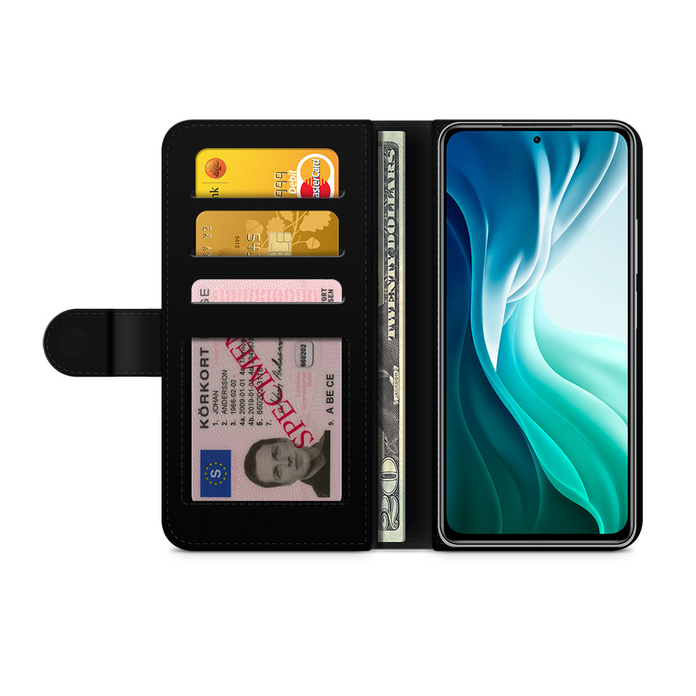 Xiaomi Mi 11i Wallet Case - Abstract Floral - 2