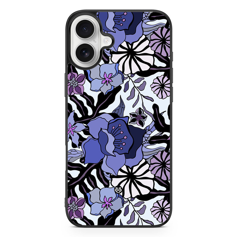 iPhone 16 Plus Case - Purple Flowers