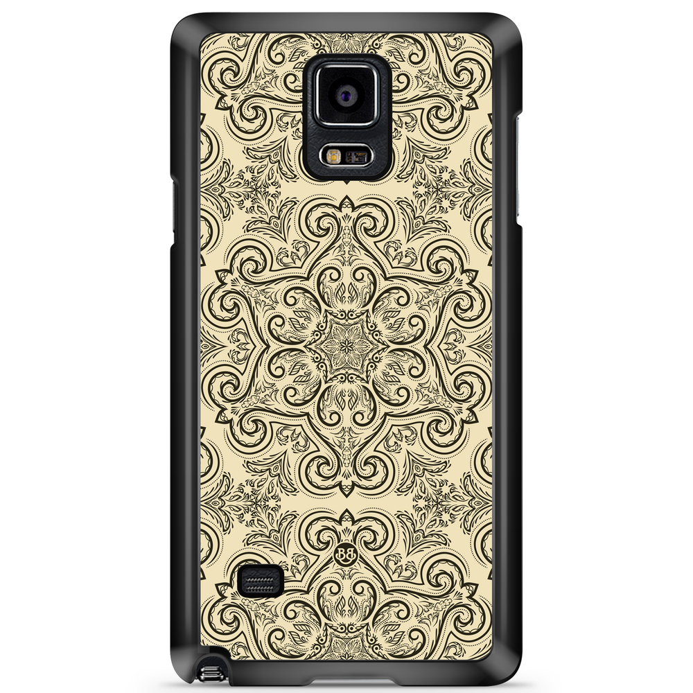 Samsung Galaxy Note 4 Case - Beige Retro Pattern