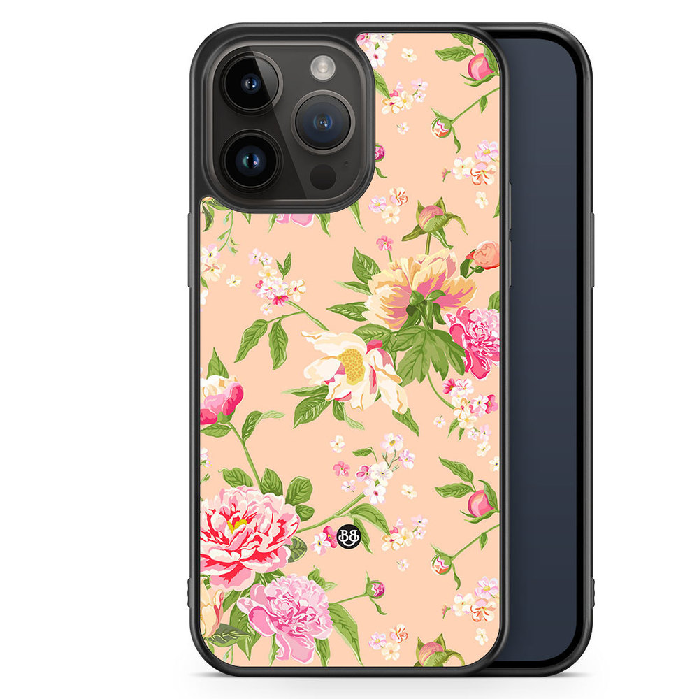 iPhone 14 Pro Max Case - Peony Flowers
