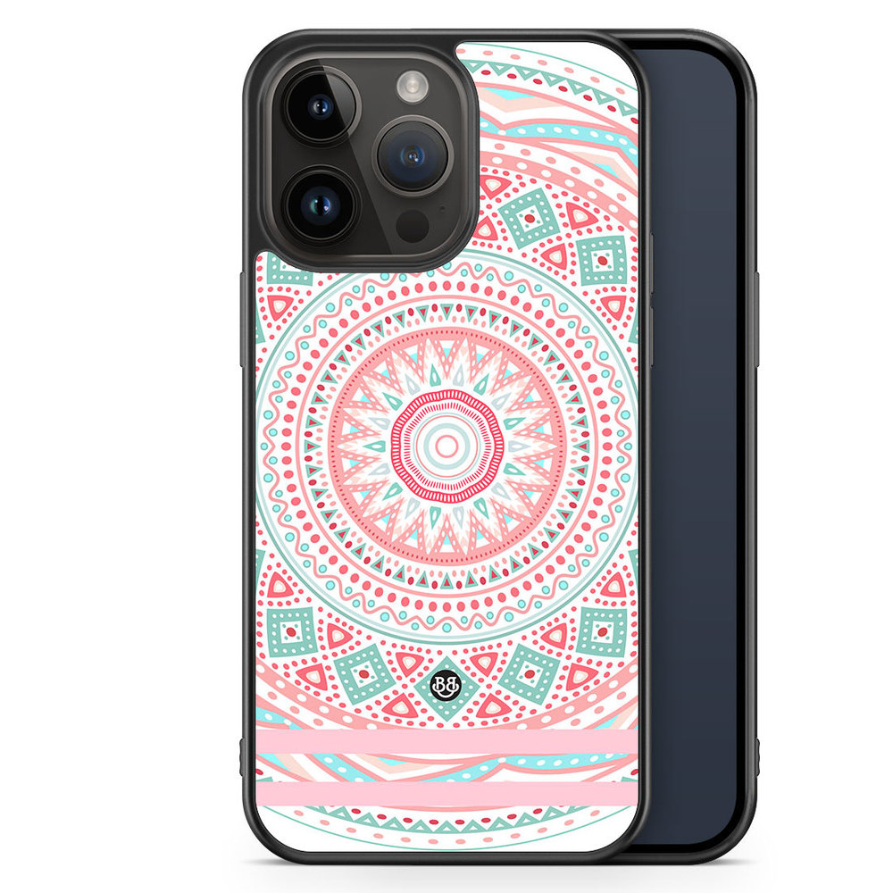 iPhone 14 Pro Max Case - Pastel Mandala