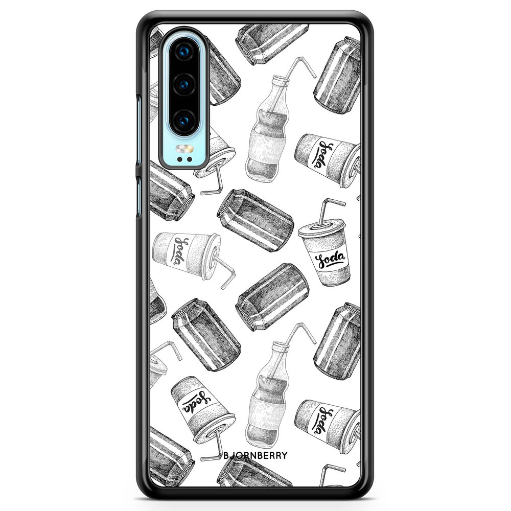 Huawei P30 Case - Soda Black & White