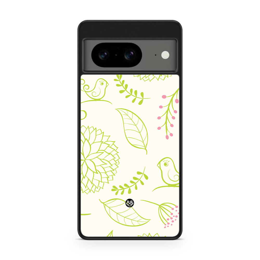 Google Pixel 8 Case - Green Floral