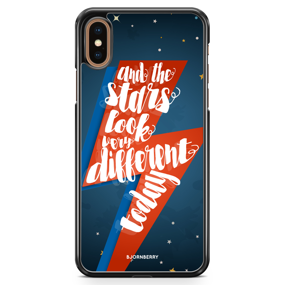 iPhone XS Max Case - Bowie text