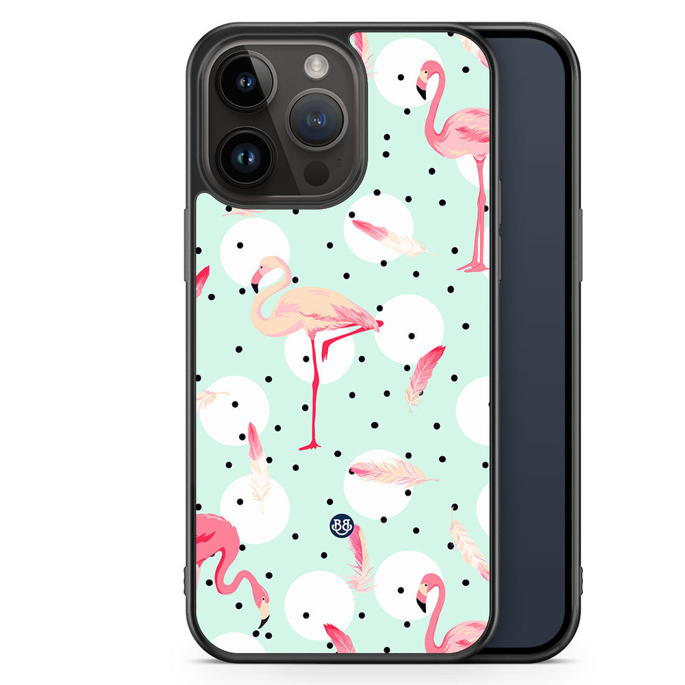 iPhone 14 Pro Max Case - Flamingos