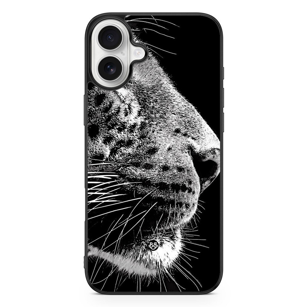 iPhone 16 Plus Case - Leopard Face