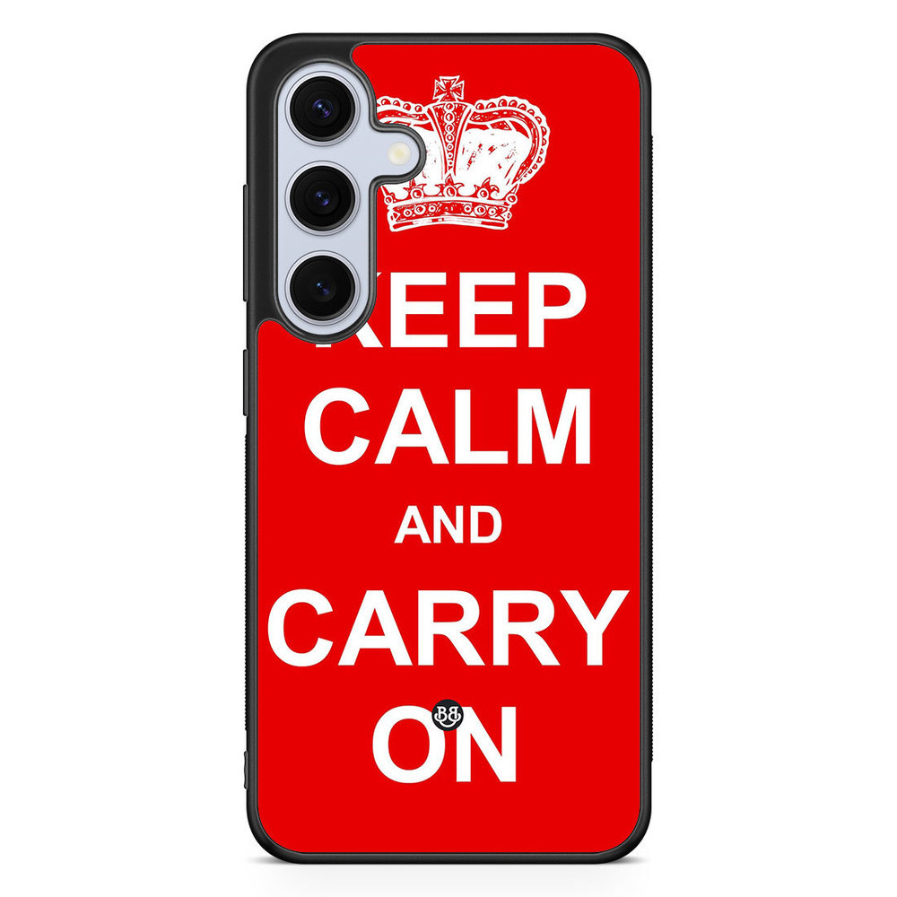 Samsung Galaxy S24 FE Case - Keep calm carry on