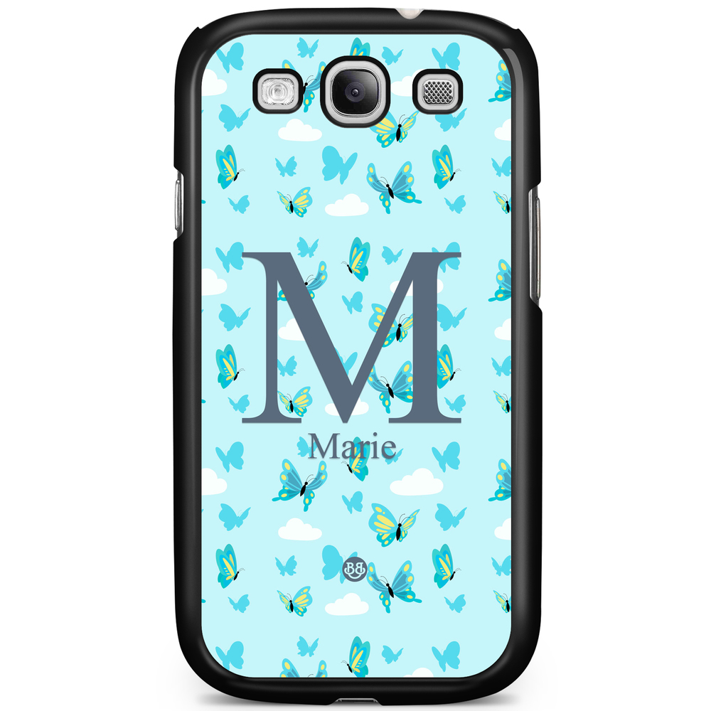 Samsung Galaxy S3 Mini Case Custom - AWAKEN - Butterfly Blue