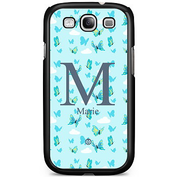 Samsung Galaxy S3 Mini Case Custom - AWAKEN - Butterfly Blue