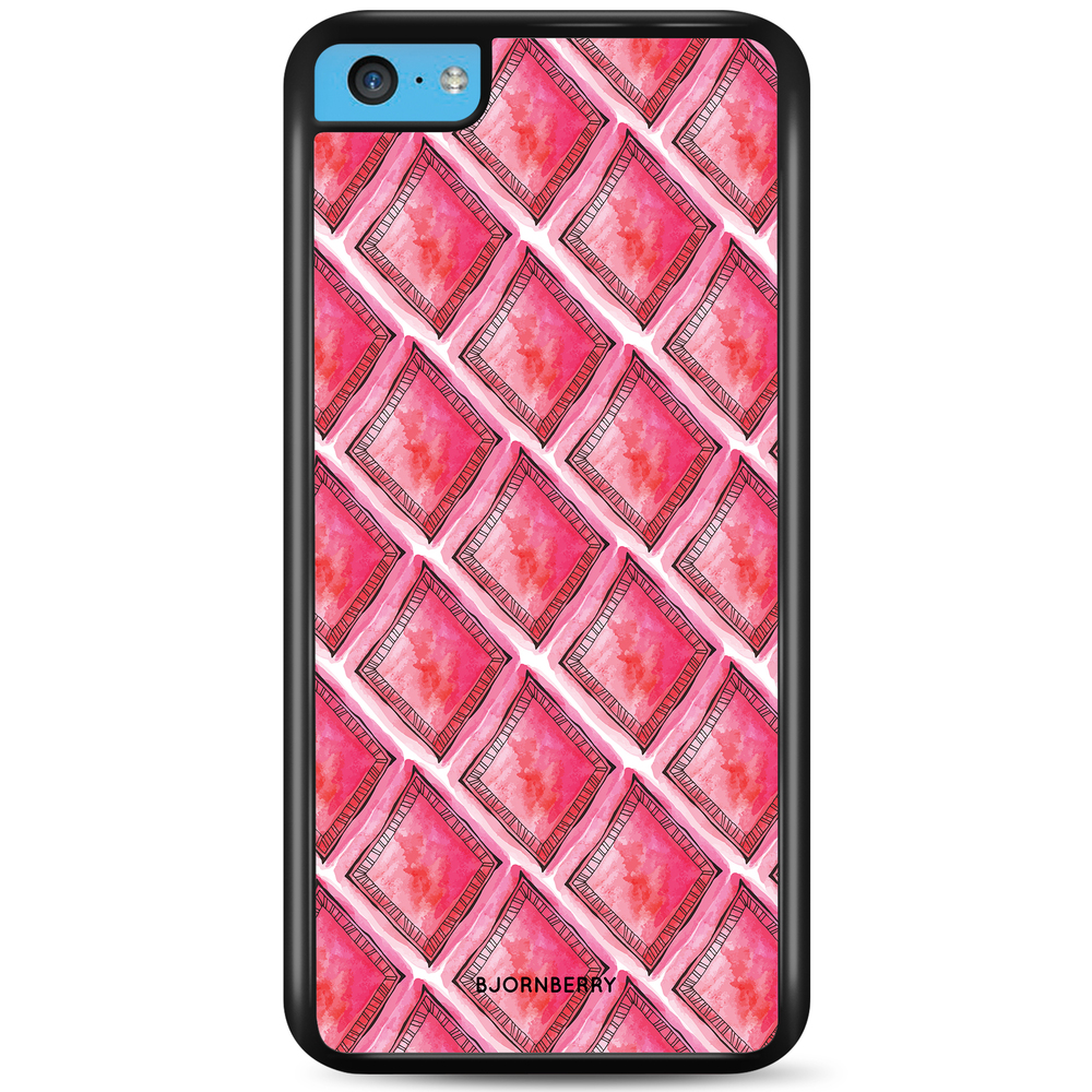 iPhone 5C Case - Red Rhombus