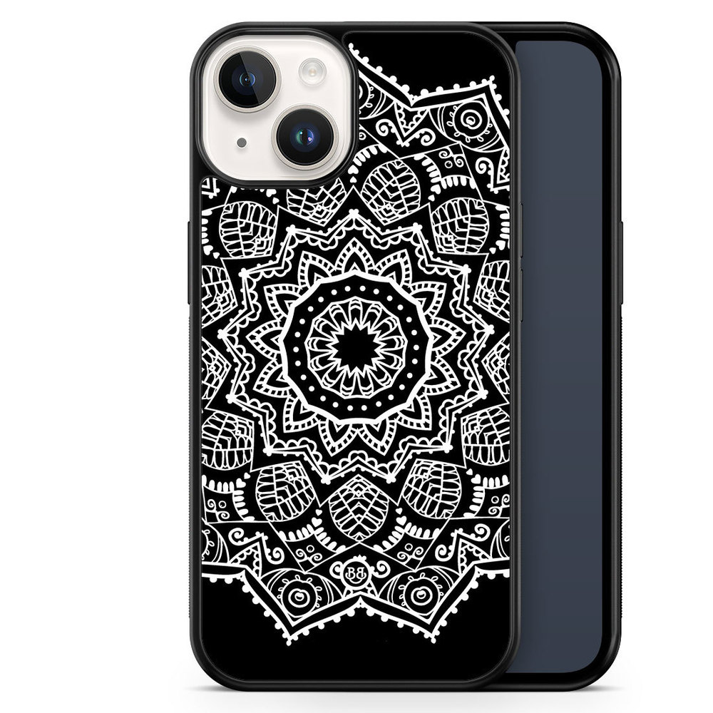 iPhone 14 Case - White Mandala