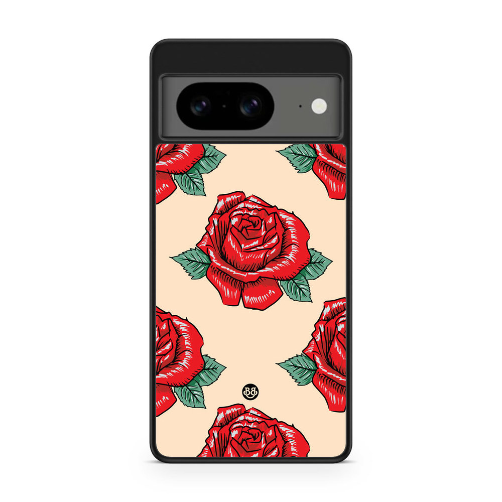 Google Pixel 8 Case - Rose Pattern