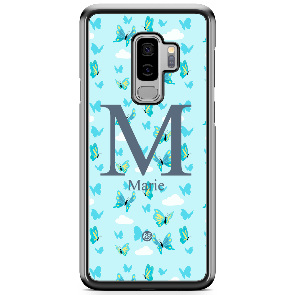 Samsung Galaxy S9+ Case Custom - AWAKEN - Butterfly Blue