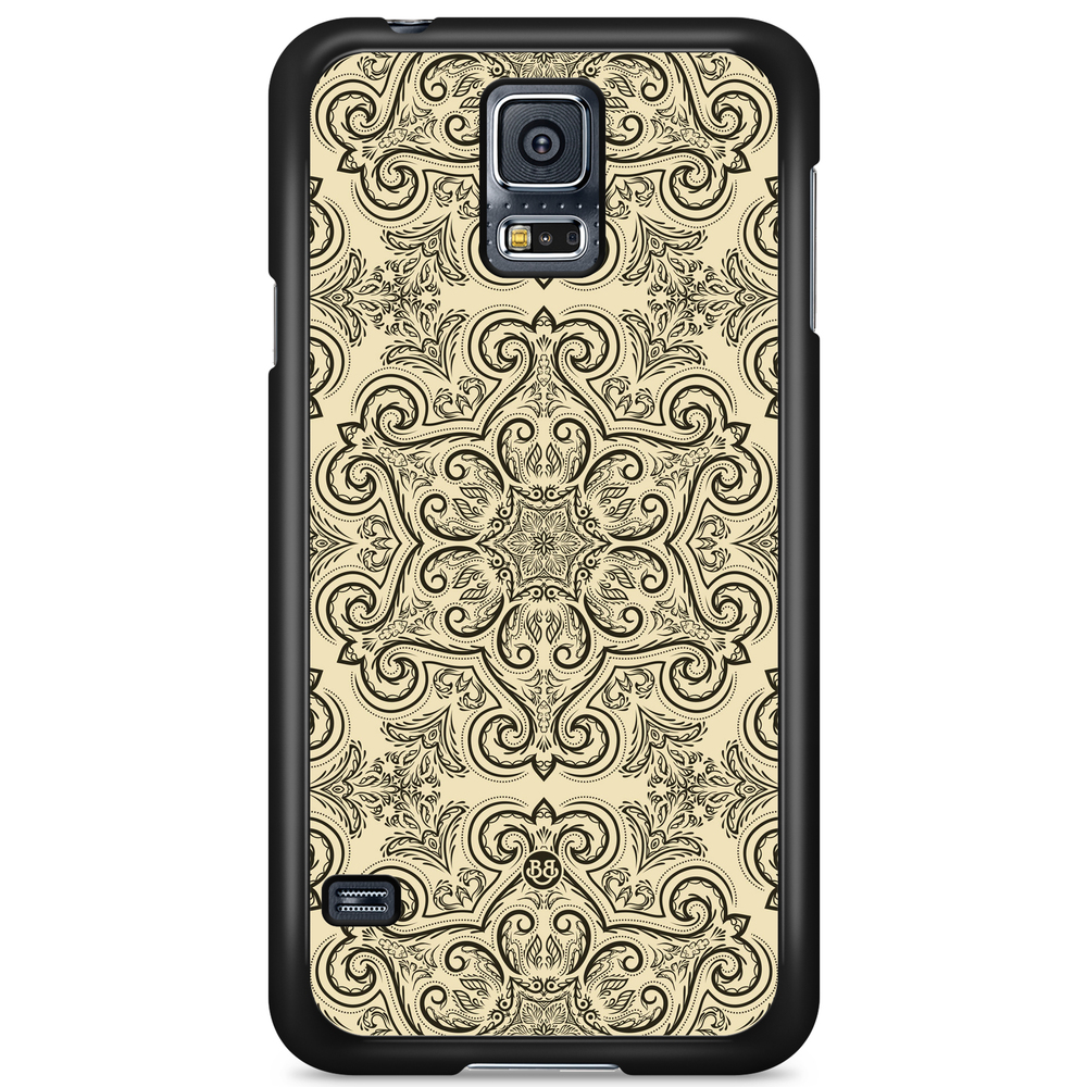 Samsung Galaxy S5/S5 NEO Case - Beige Retro Pattern