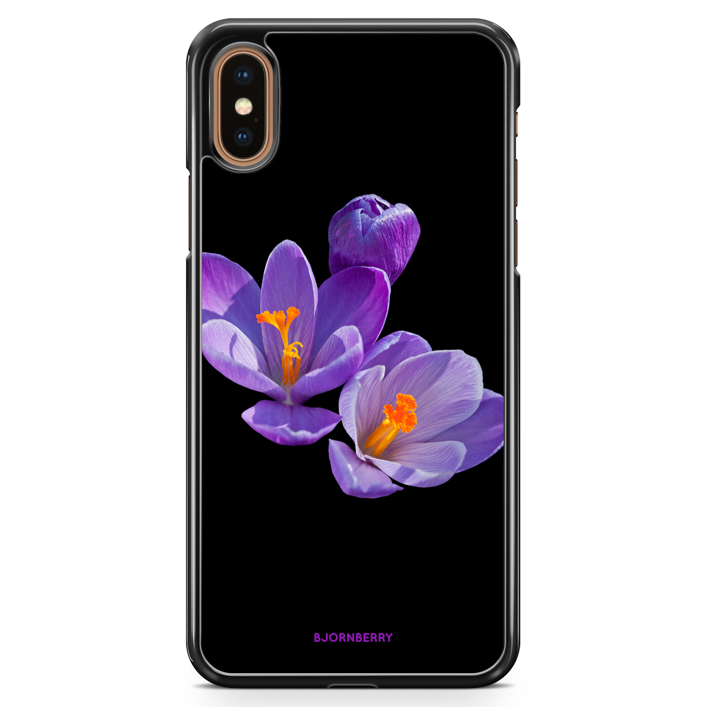 iPhone XS Max Case - Purple Flowers