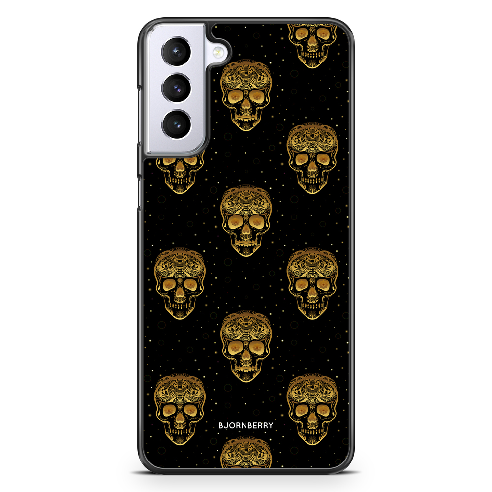 Samsung Galaxy S21 Plus Case - Gold Skulls
