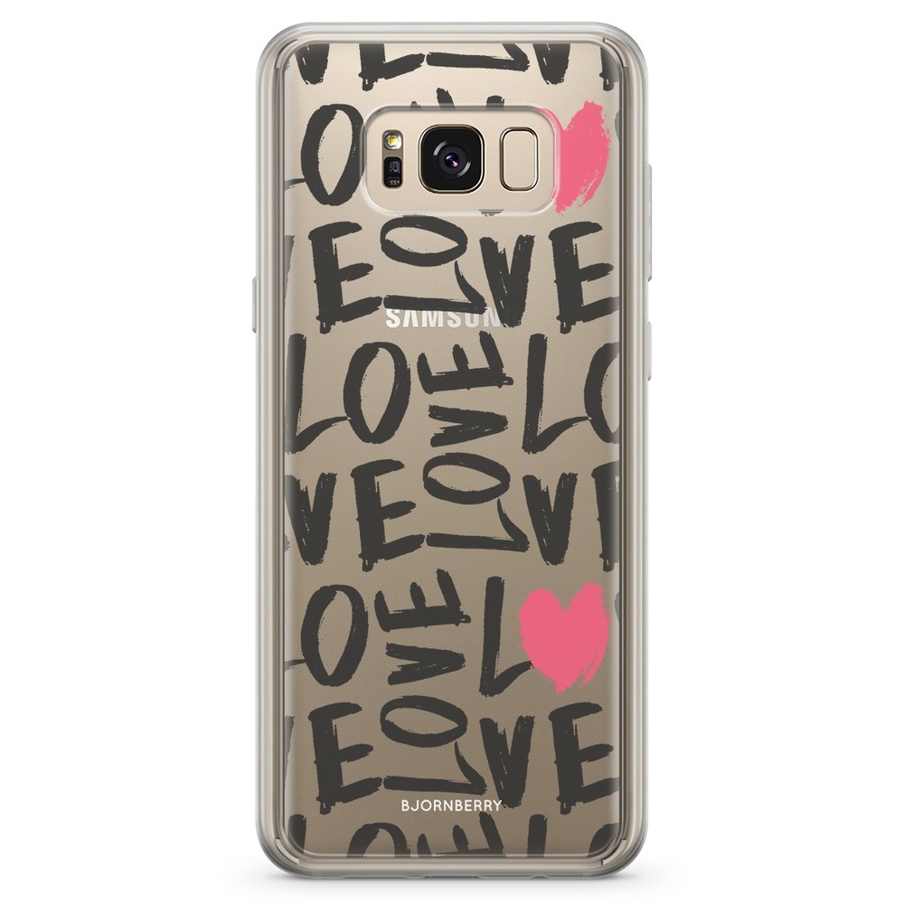 Samsung Galaxy S8 Fashion Skal - lovelovelove | Mobilskal & Mobilfodral BJORNBERRY