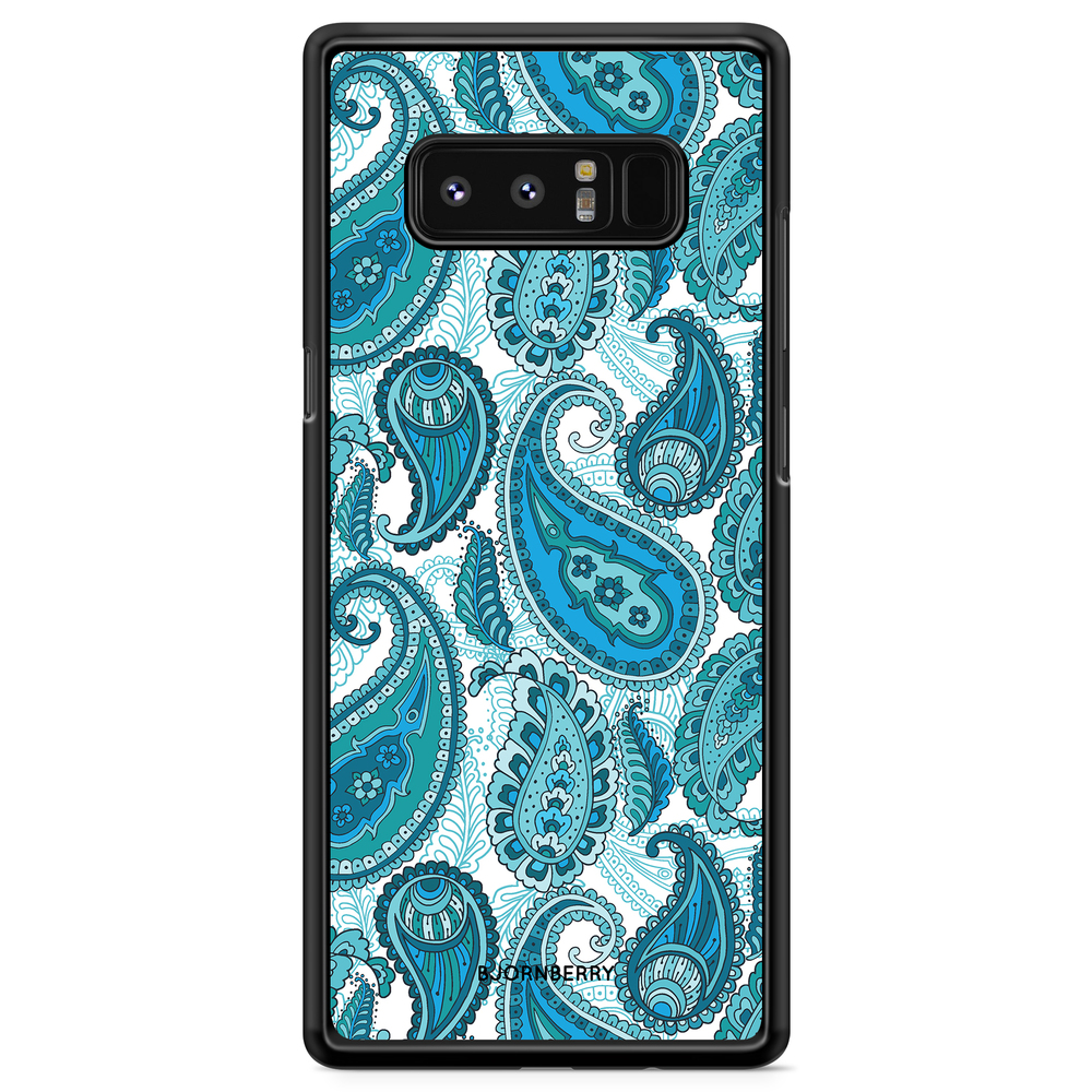 Samsung Galaxy Note 8 Case - Blue Paisley