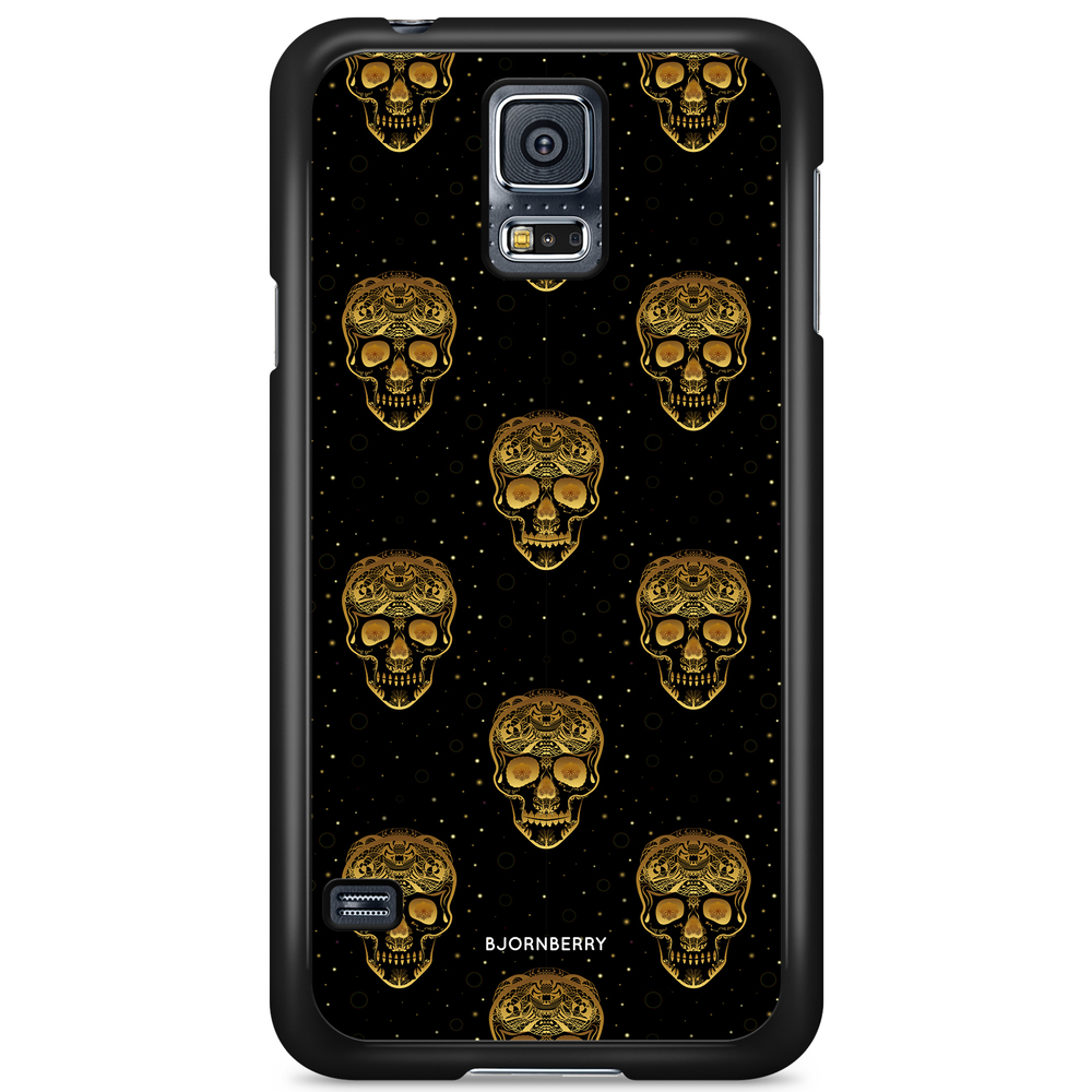 Samsung Galaxy S5/S5 NEO Case - Gold Skulls