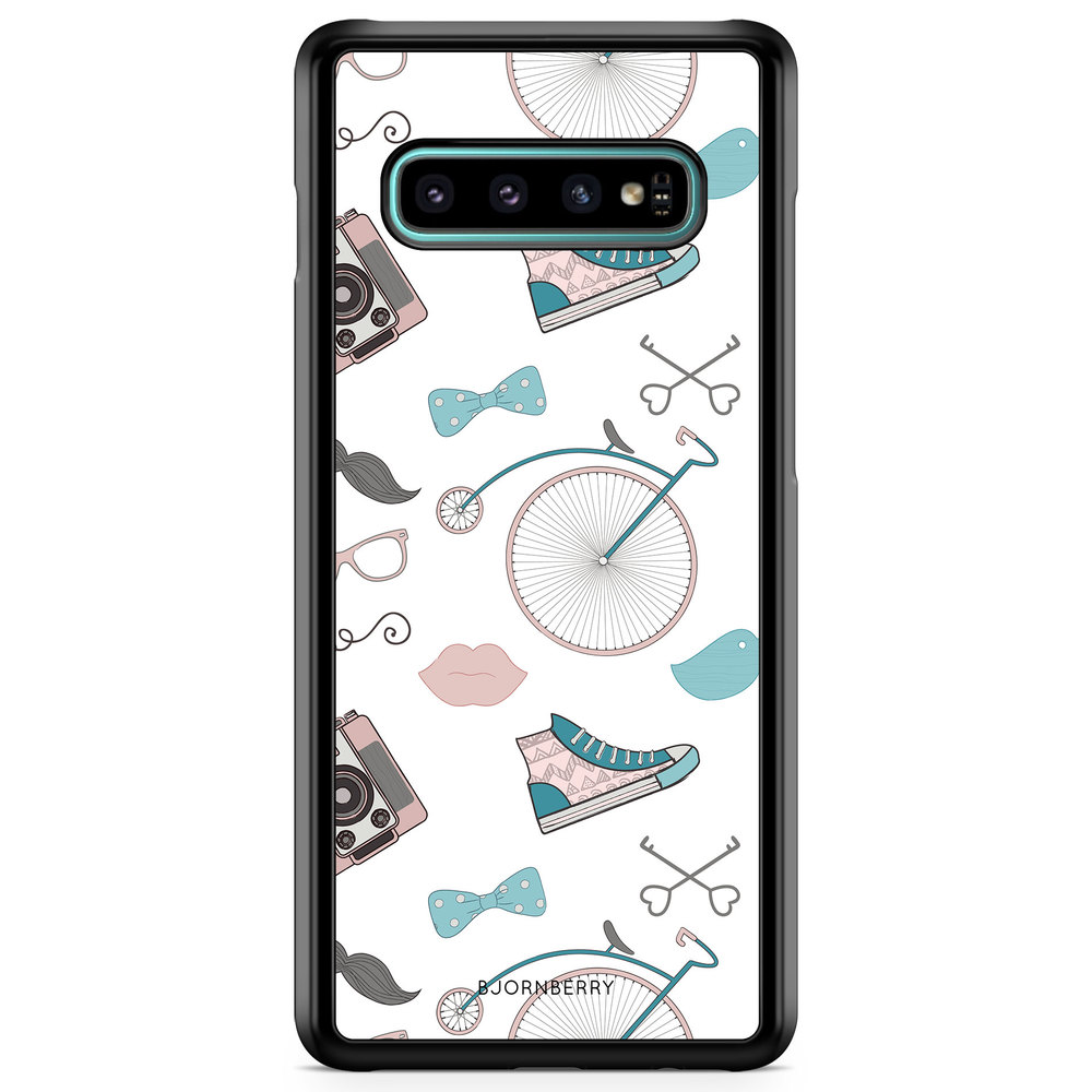 Samsung Galaxy S10 Plus Case - Hipster Pattern