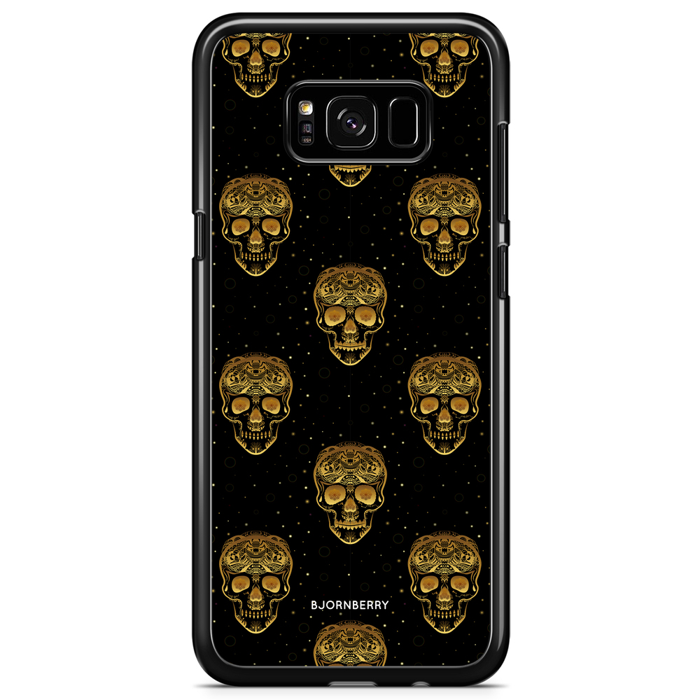Samsung Galaxy S8 Plus Case - Gold Skulls