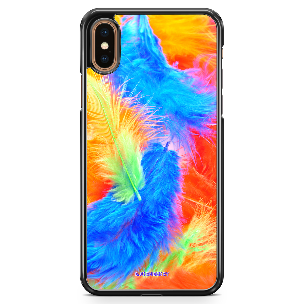 iPhone XS Max Case - Easter Feathers