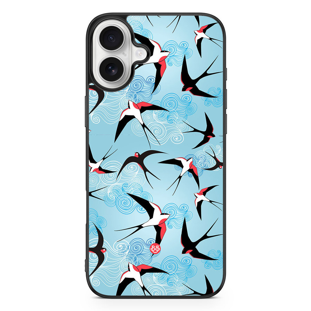 iPhone 16 Plus Case - Swallows