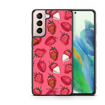 Samsung Galaxy S21 FE 5G Case - Strawberry Chocolate