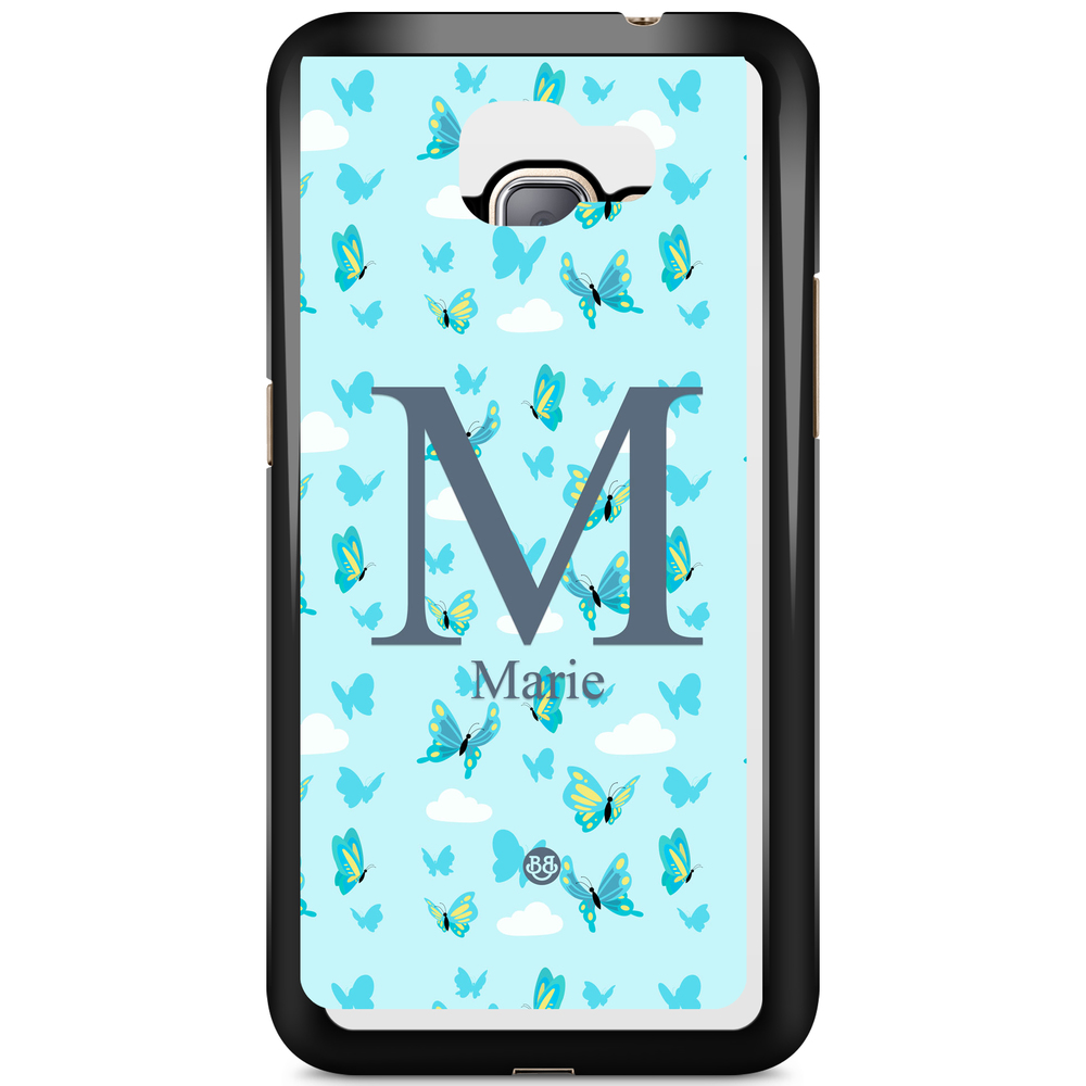 Samsung Galaxy J1 (2016) Case Custom - AWAKEN - Butterfly Blue