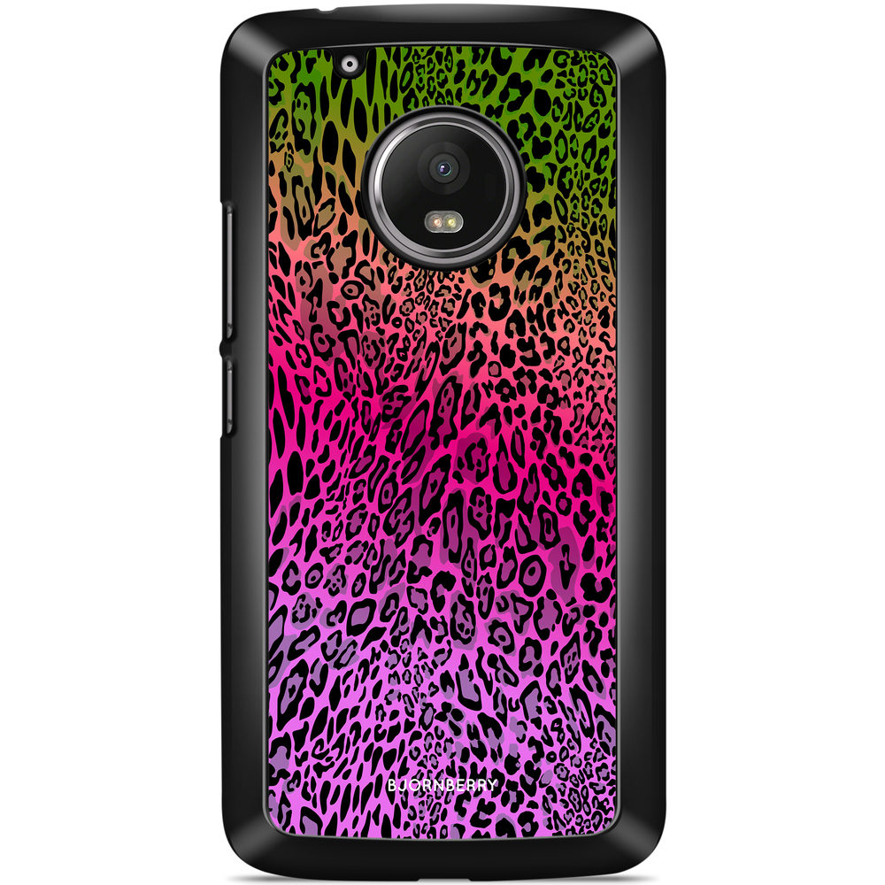 Moto G5 Plus Case - Gradient Leopard