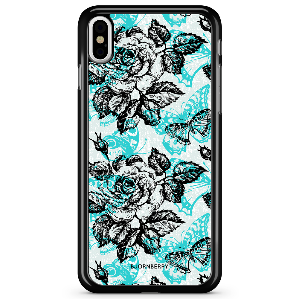 iPhone X / XS Case - Roses & Butterflies
