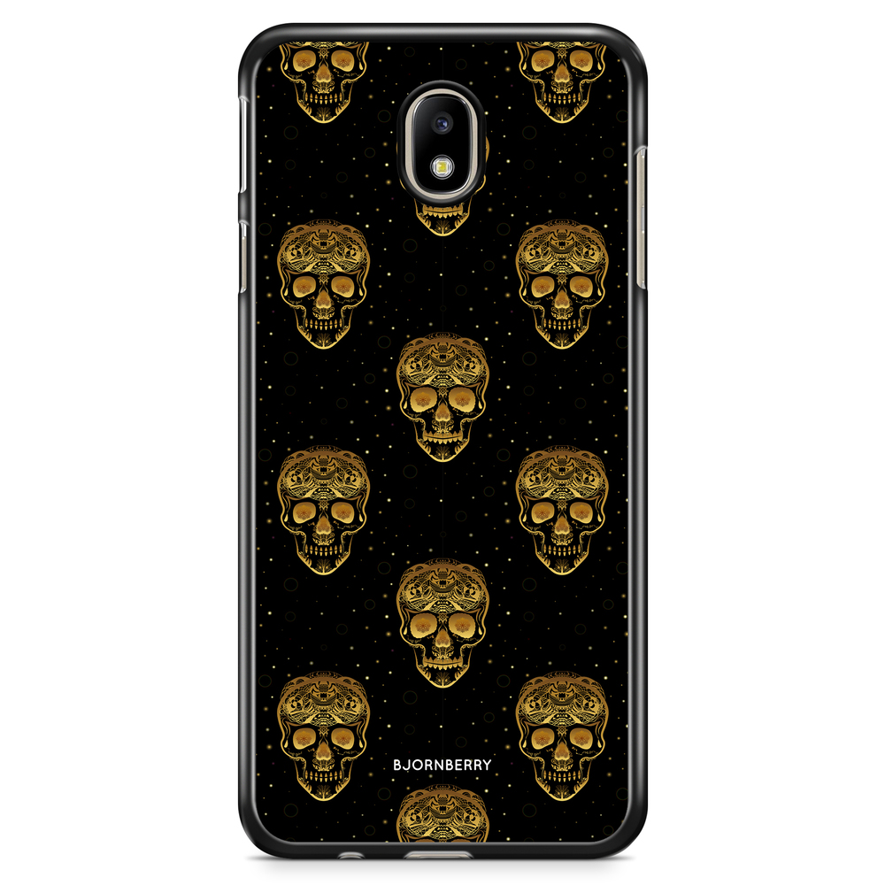 Samsung Galaxy J5 (2017) Case - Gold Skulls
