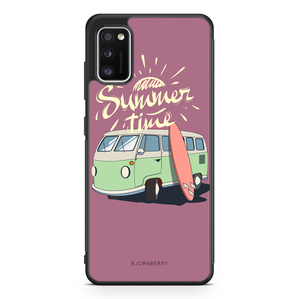 Samsung Galaxy A41 Case - Summer Van (Pink)