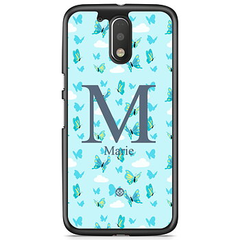Moto G4/G4 Plus Case Custom - AWAKEN - Butterfly Blue