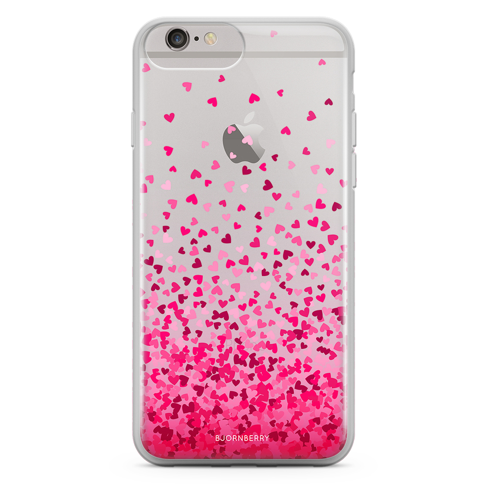 iPhone 6 Plus/6s Plus Fashion Case - Heart Confetti