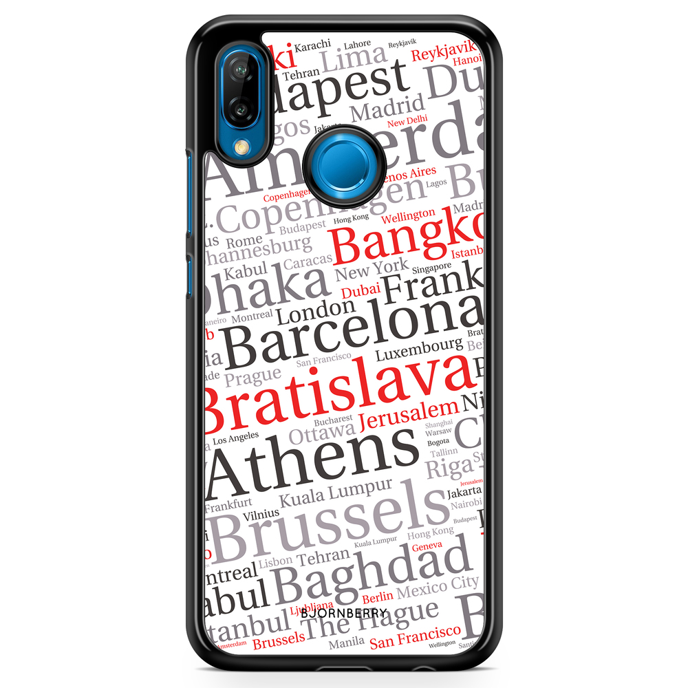 Huawei P20 Lite Case - City Names