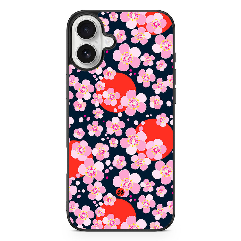 iPhone 16 Plus Case - Japanese Flowers