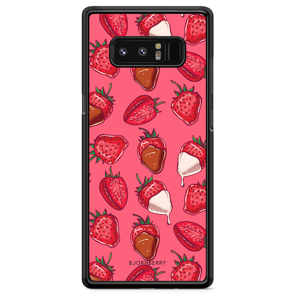 Samsung Galaxy Note 8 Case - Strawberry Chocolate