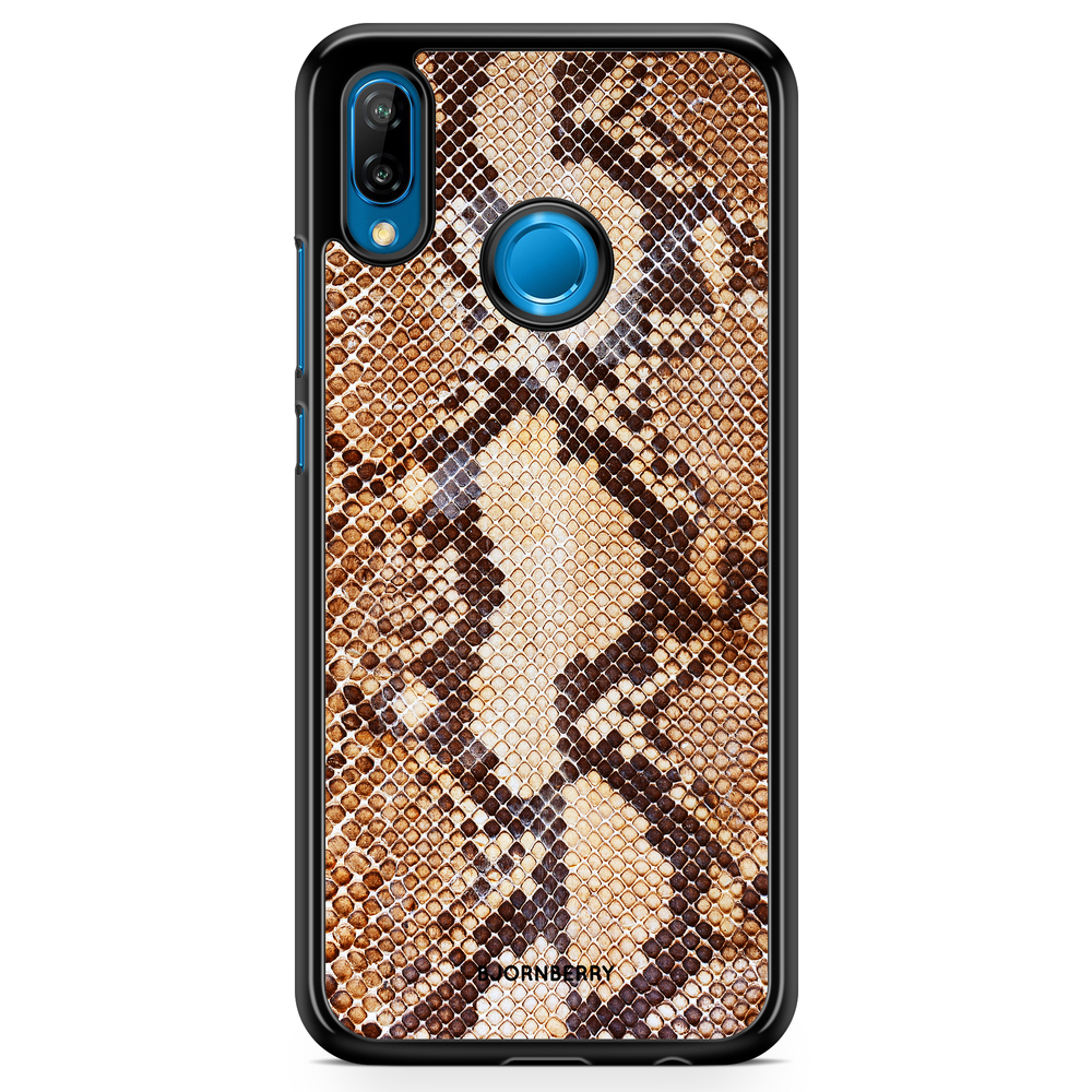 Huawei P20 Lite Case - Snakeskin Brown