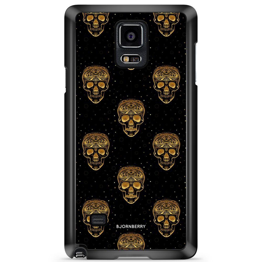 Samsung Galaxy Note 4 Case - Gold Skulls