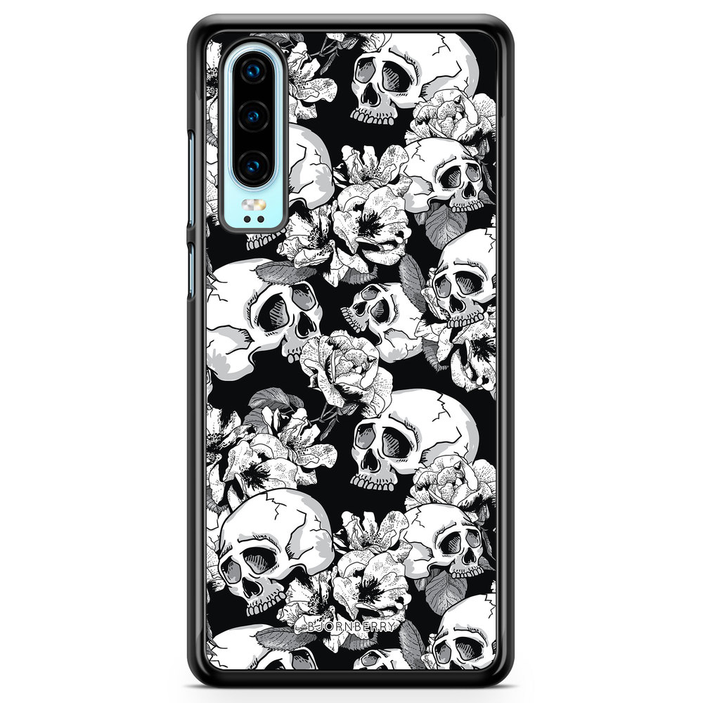 Huawei P30 Case - Skull & Roses