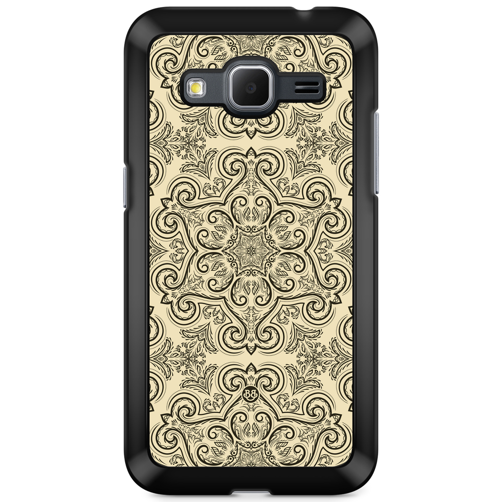 Samsung Galaxy Core Prime Case - Beige Retro Pattern