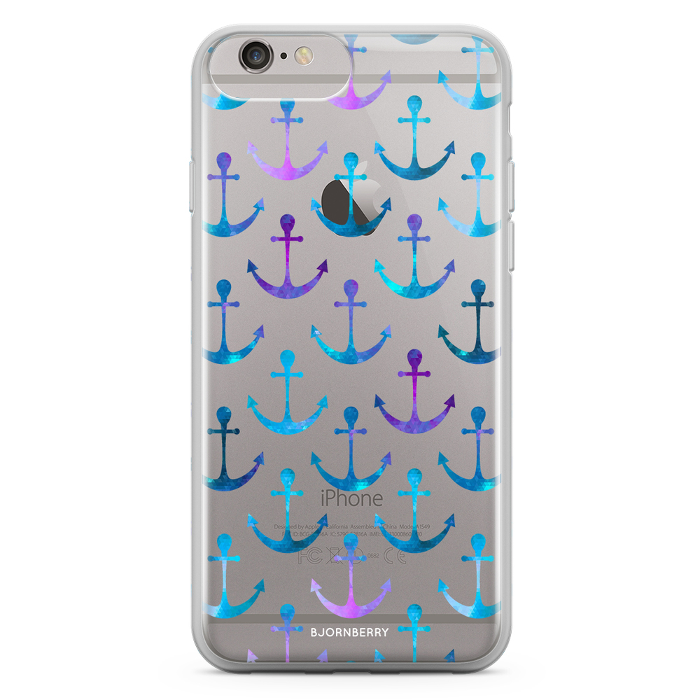 iPhone 6 Plus/6s Plus Fashion Case - Anchor Pattern