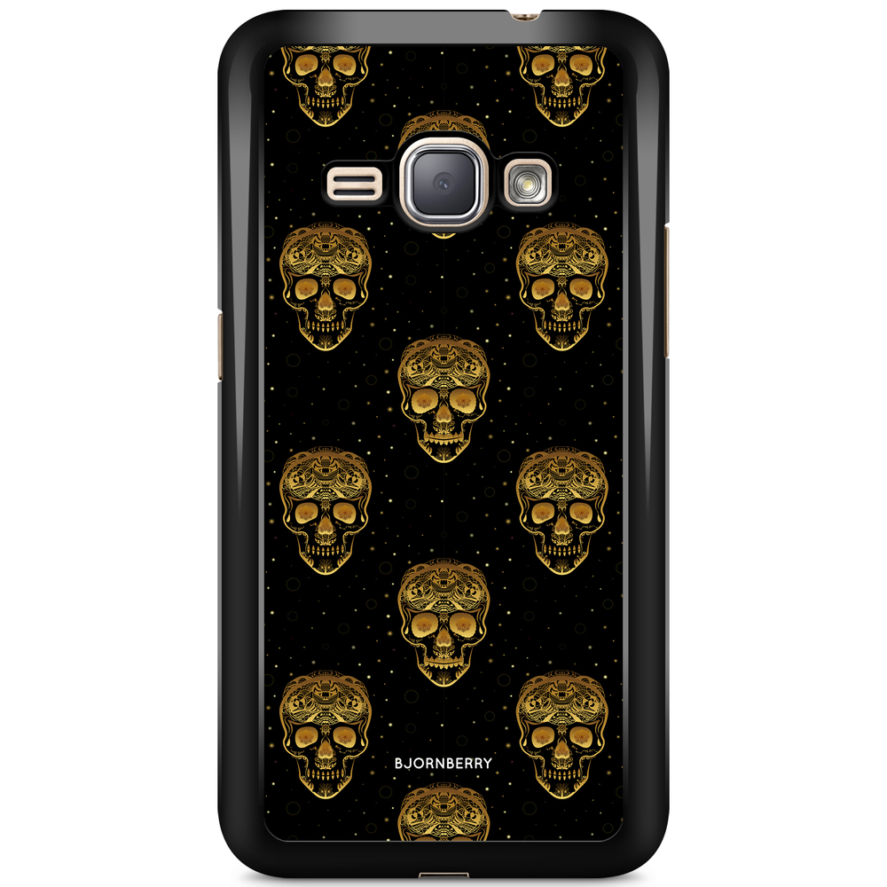 Samsung Galaxy J1 (2016) Case - Gold Skulls