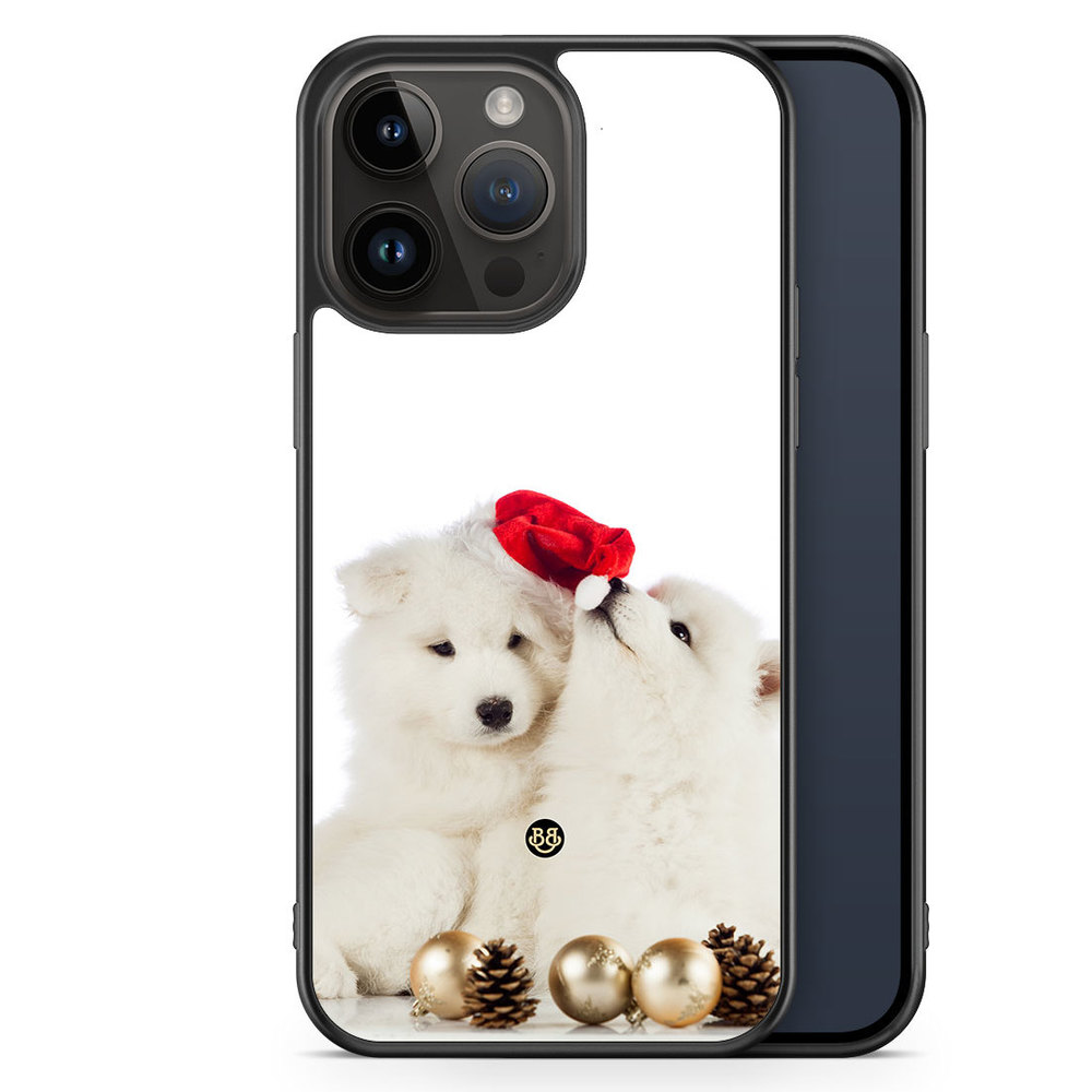 iPhone 14 Pro Max Case - Christmas Dogs