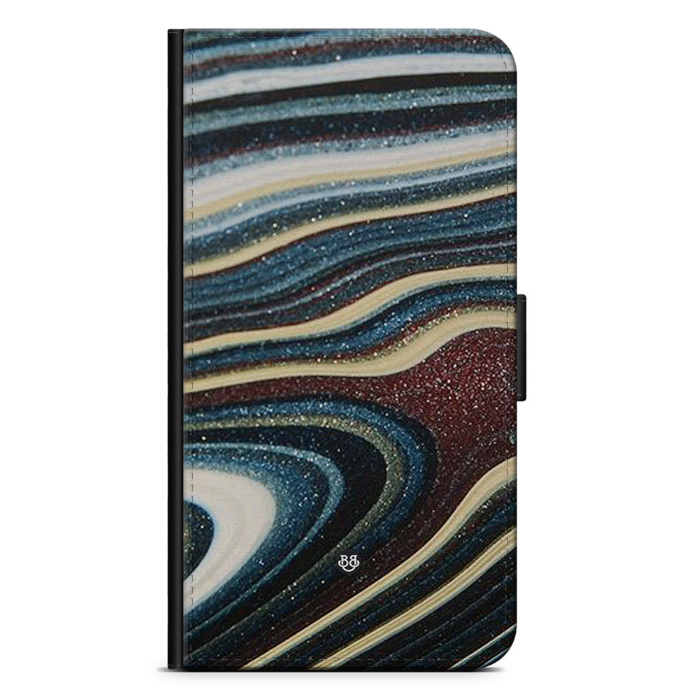 Samsung Galaxy S23 Plus Wallet Case - Malachite Pattern