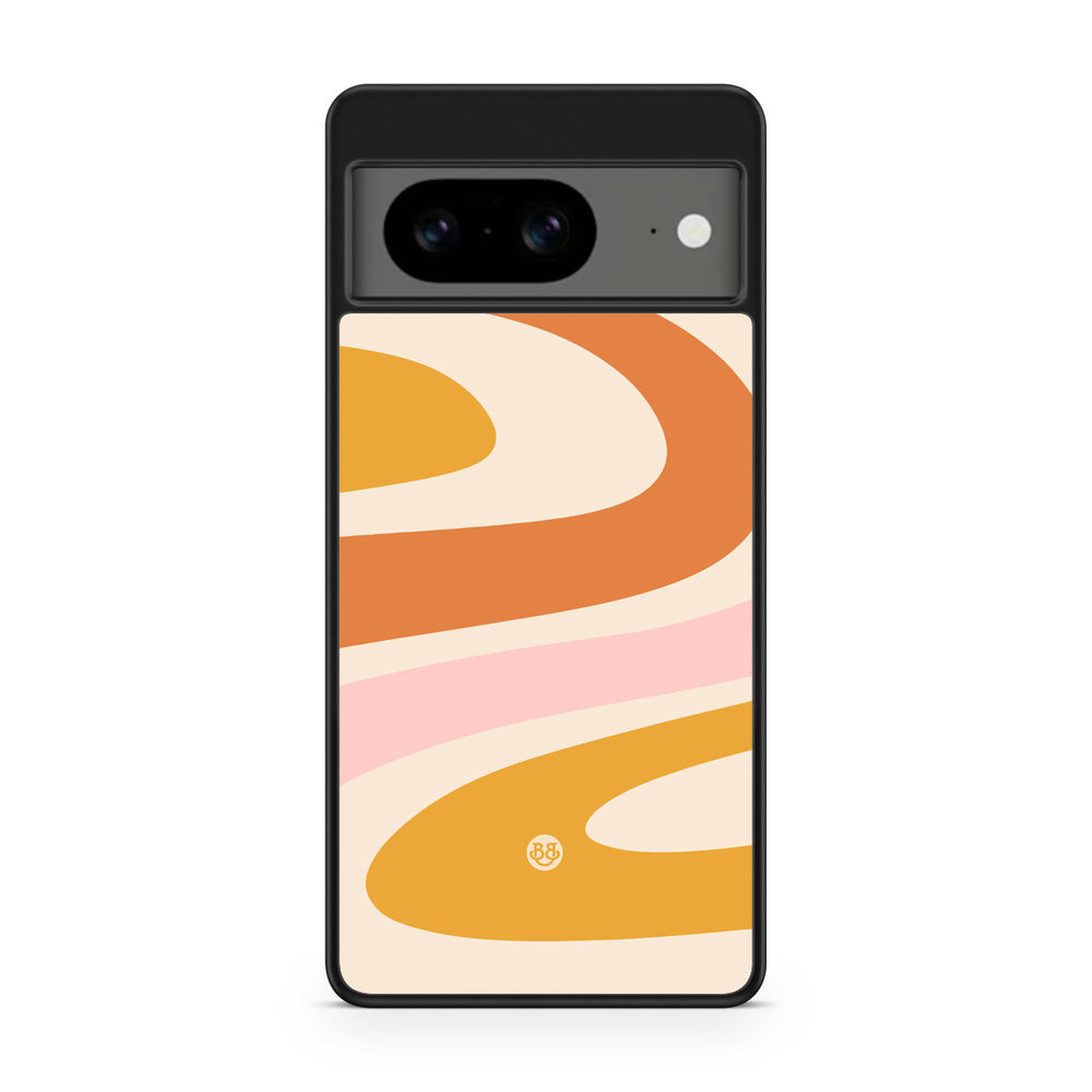 Google Pixel 8 Case - Orange 70s