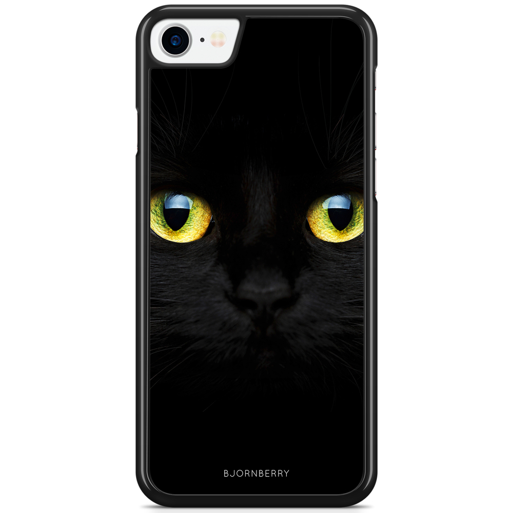 iPhone 7 Case - Black Cat Close Up
