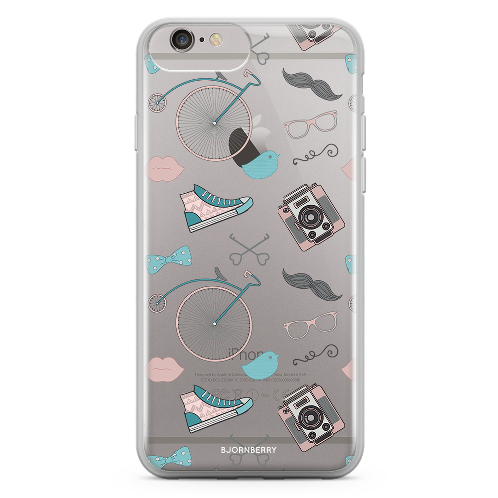 iPhone 6 Plus/6s Plus Fashion Case - Hipster Pattern